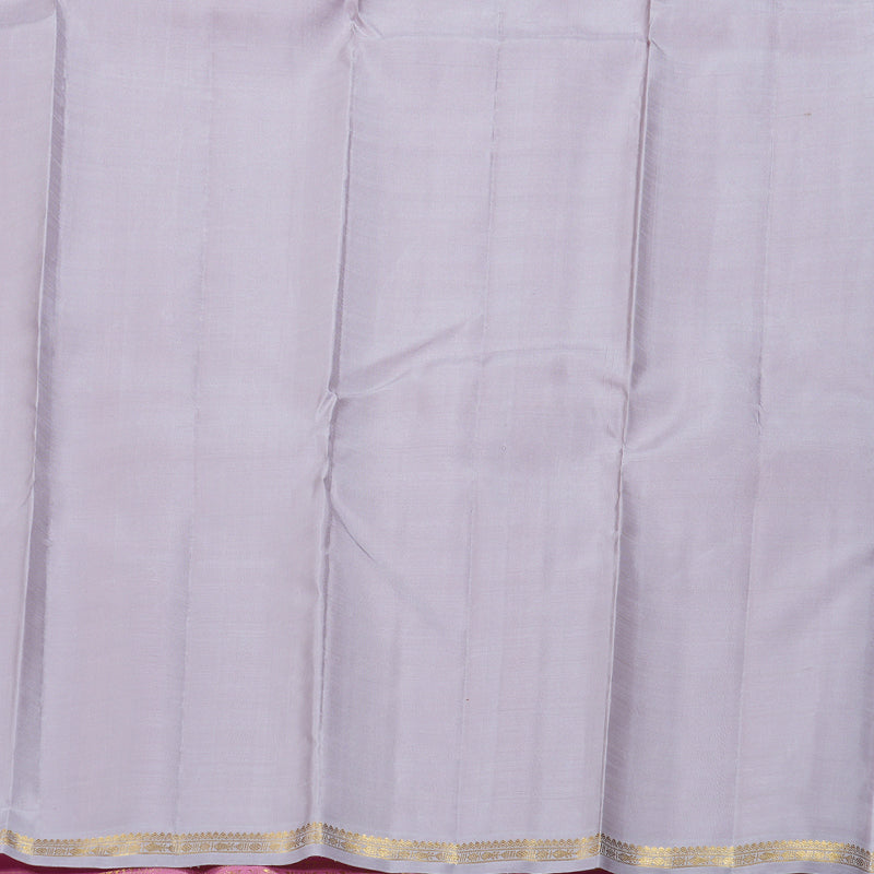 Hayagrivas Rose Pink Handloom Kanjivaram Silk Saree BBD1456L12-1