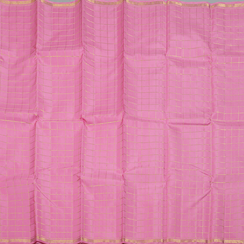 Hayagrivas Rose Pink Handloom Kanjivaram Silk Saree BBD1456L12-1