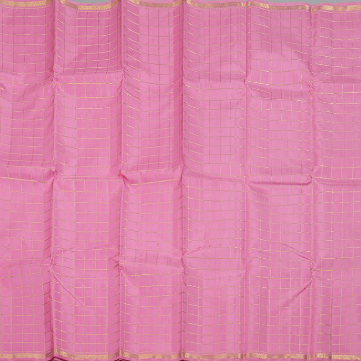 Hayagrivas Rose Pink Handloom Kanjivaram Silk Saree BBD1456L12-1