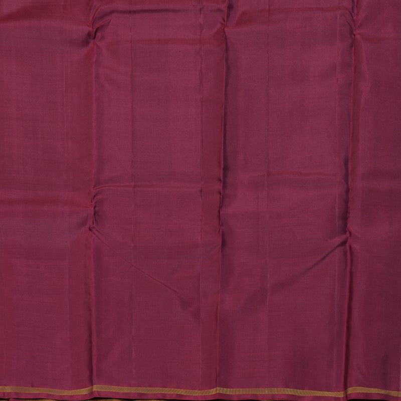 Hayagrivas Muppagam(Green,Purple And Wine Maroon) Handloom Kanjivaram Silk Saree BBD1457L6-1