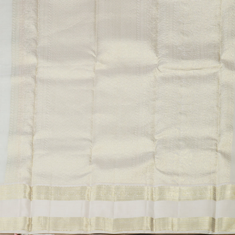 Hayagrivas Sky Blue Handloom Kanjivaram Silk Saree with Sandal Beige Border-BBD1460L9-1