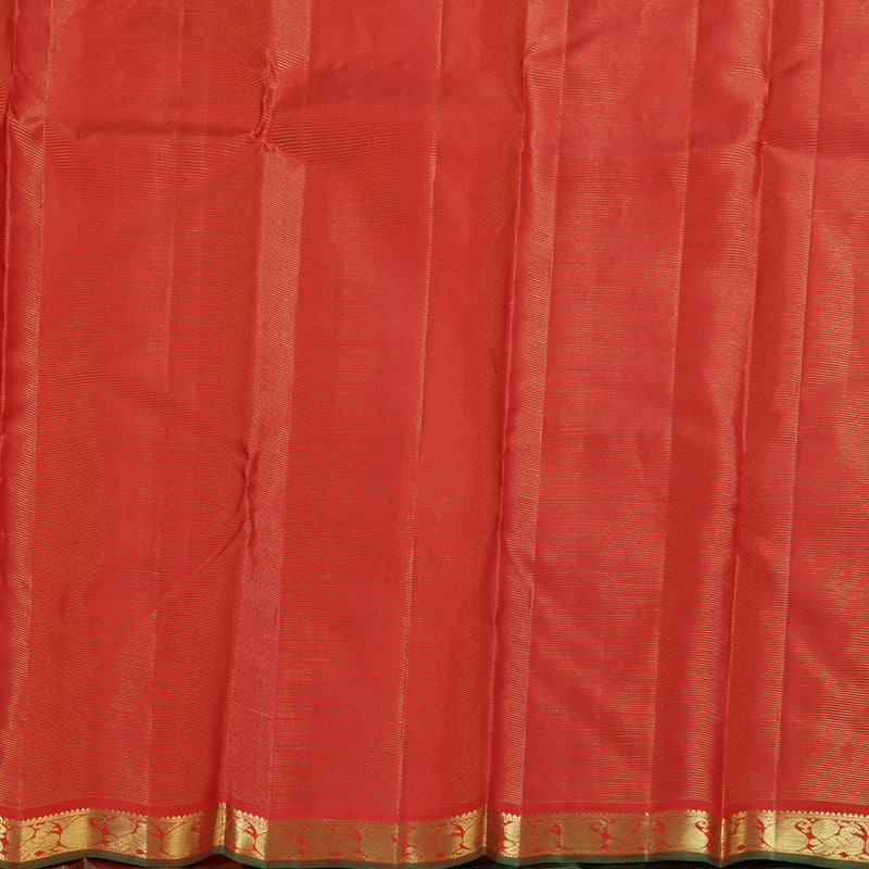 Hayagrivas Stunning Red Handloom Kanjivaram Silk Saree BBD1461L15-1