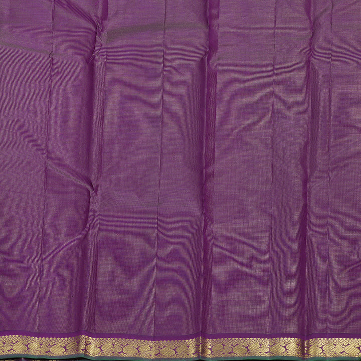 Hayagrivas Dark Purple Vairaoosi Handloom Kanjivaram Silk Saree BBD1461L15-3