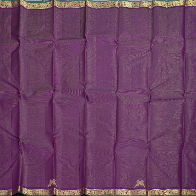 Hayagrivas Dark Purple Vairaoosi Handloom Kanjivaram Silk Saree BBD1461L15-3