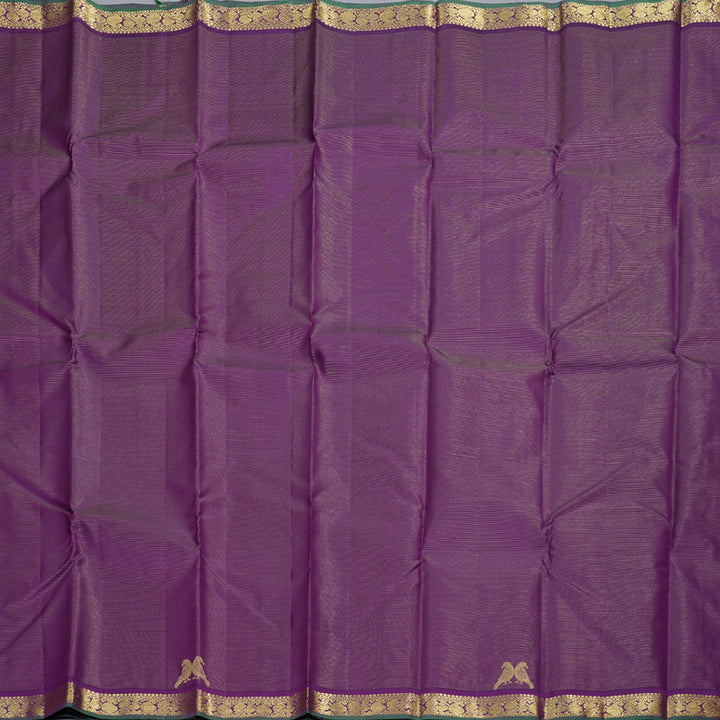 Hayagrivas Dark Purple Vairaoosi Handloom Kanjivaram Silk Saree BBD1461L15-3