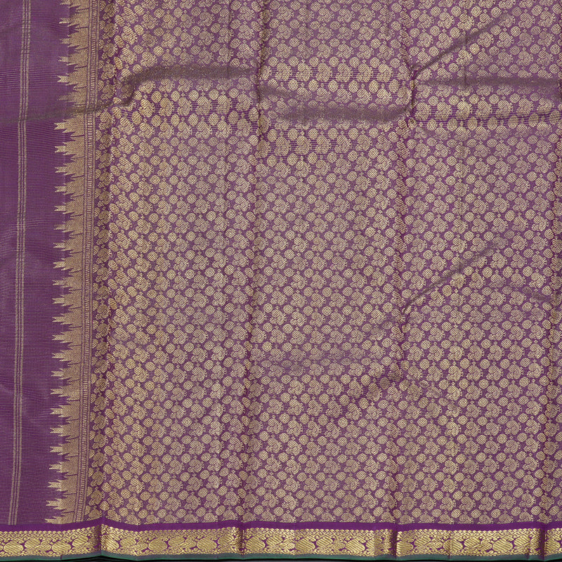 Hayagrivas Dark Purple Vairaoosi Handloom Kanjivaram Silk Saree BBD1461L15-3