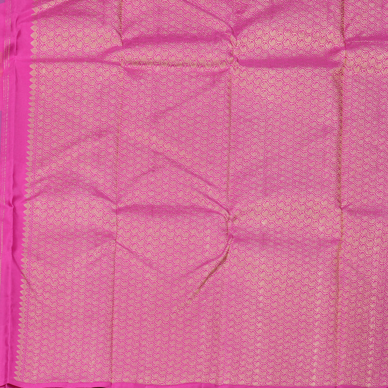 Hayagrivas Multi Color Checks Handloom Kanjivaram Silk Saree BBD1461L18-1