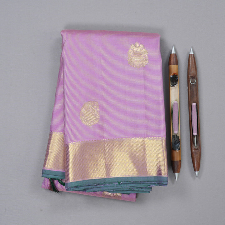 Hayagrivas Pretty Lavender Handloom Kanjivaram Silk Saree BBD1461L2-7