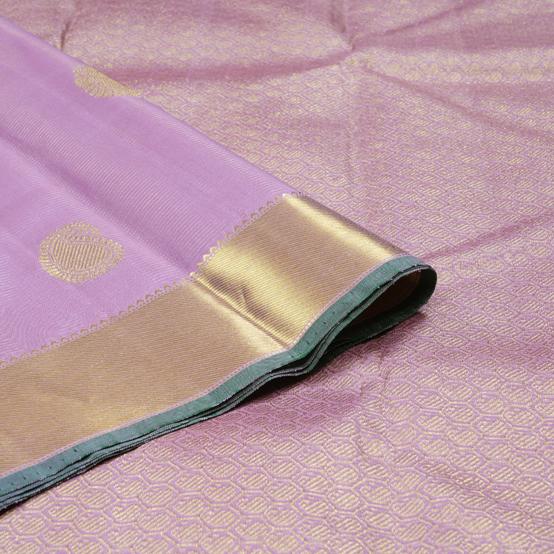 Hayagrivas Pretty Lavender Handloom Kanjivaram Silk Saree BBD1461L2-7