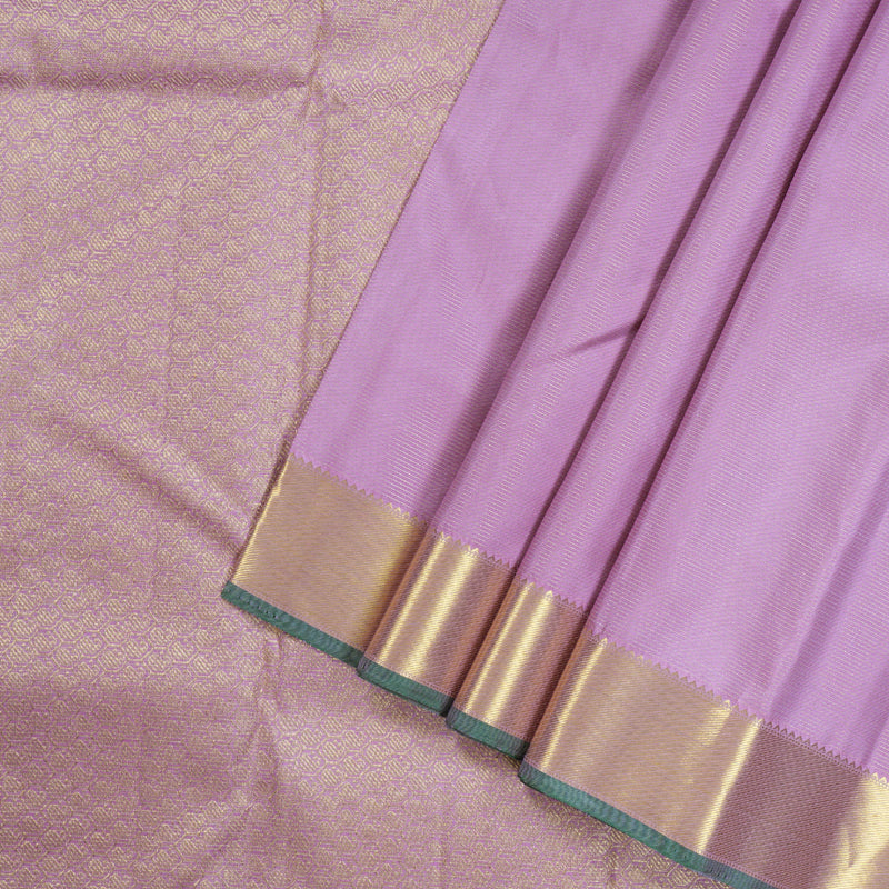 Hayagrivas Pretty Lavender Handloom Kanjivaram Silk Saree BBD1461L2-7