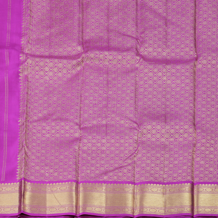 Hayagrivas Purplish Pink Handloom Kanjivaram Silk Saree BBD1461L21-1