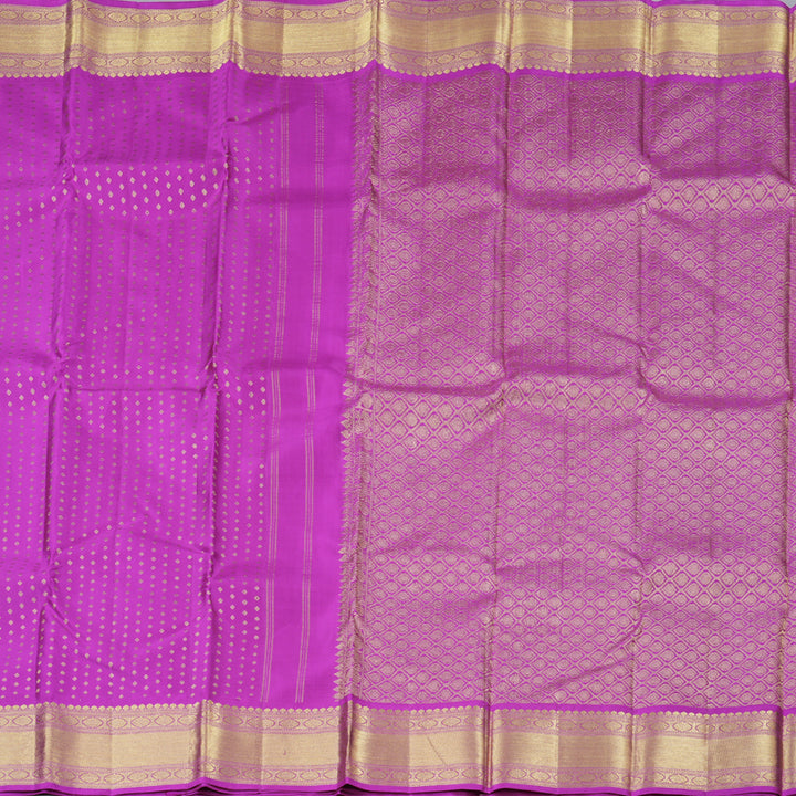 Hayagrivas Purplish Pink Handloom Kanjivaram Silk Saree BBD1461L21-1