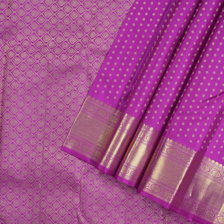 Hayagrivas Purplish Pink Handloom Kanjivaram Silk Saree BBD1461L21-1