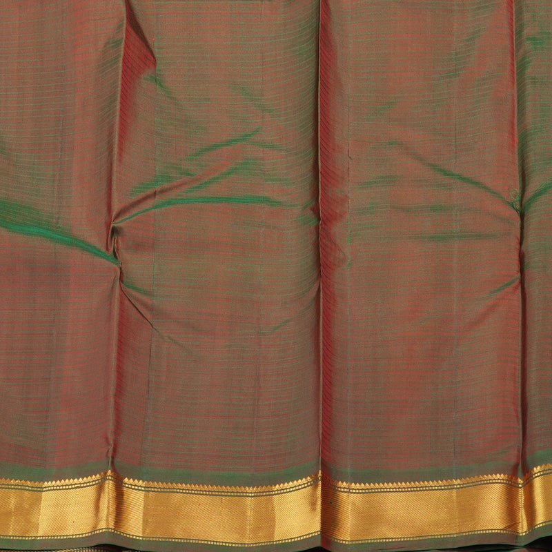 Hayagrivas Maroon Red Handloom Kanjivaram Silk Saree with Mandhalir Border-BBD1465L1-14