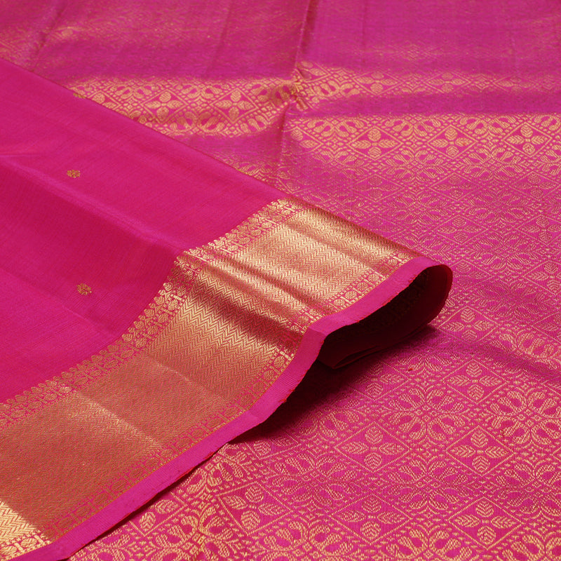 Hayagrivas Reddish Pink Handloom Kanjivaram Silk Saree BBD1466L5-2