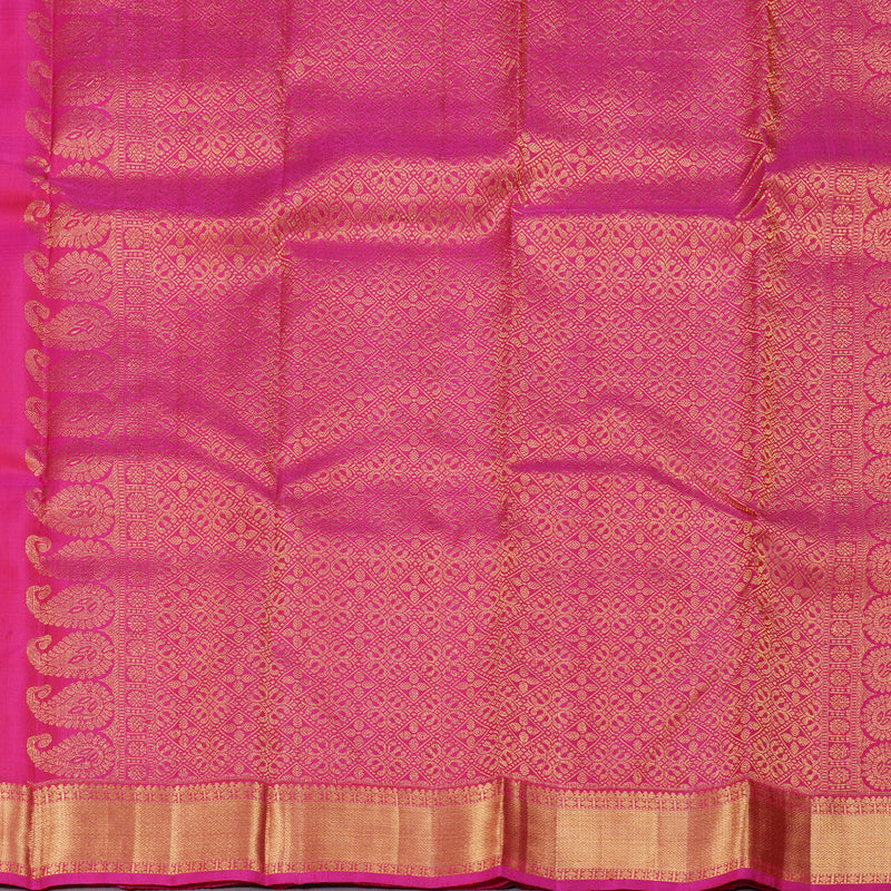 Hayagrivas Reddish Pink Handloom Kanjivaram Silk Saree BBD1466L5-2