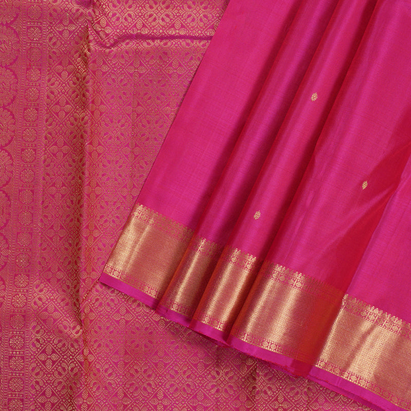 Hayagrivas Reddish Pink Handloom Kanjivaram Silk Saree BBD1466L5-2