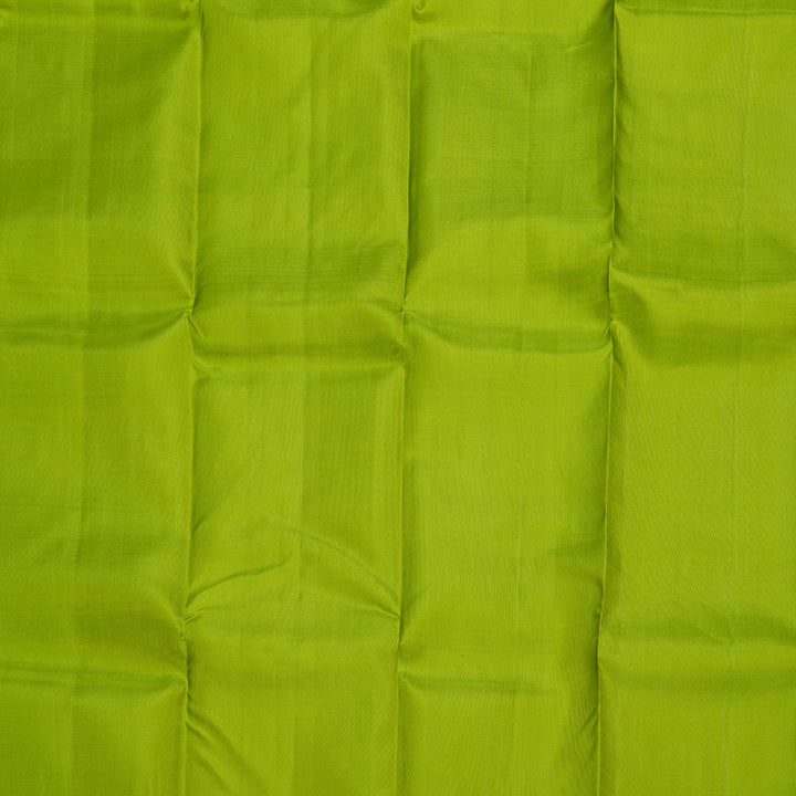 Hayagrivas Parrot Green Handloom Kanjivaram Silk Saree BBD1466L7-5