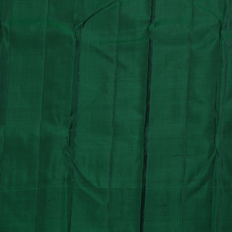 Hayagrivas Orange With Pink Handloom Kanjivaram Silk Saree with Bottle Green Border BBD1471L1-1