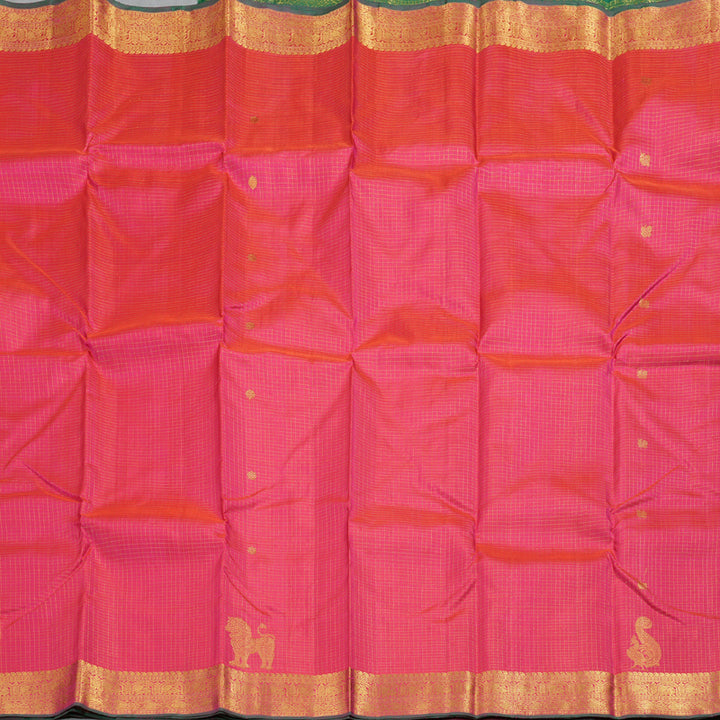 Hayagrivas Nice Pink Handloom Kanjivaram Silk Saree BBD1472L6-1