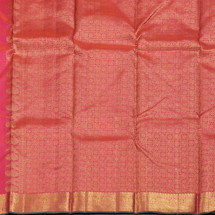 Hayagrivas Nice Pink Handloom Kanjivaram Silk Saree BBD1472L6-1