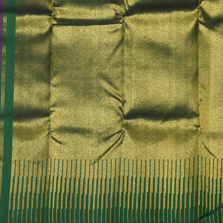Hayagrivas Purple Handloom Kanjivaram Silk Saree with Multi Color Checks Border BBD1486L3-1