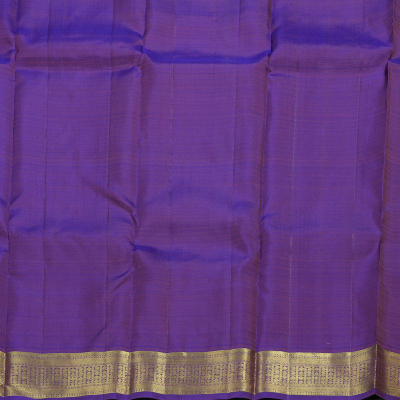 Hayagrivas Rosewood Pink Handloom Kanjivaram Silk Saree with Purple Border BBD1490L5-2