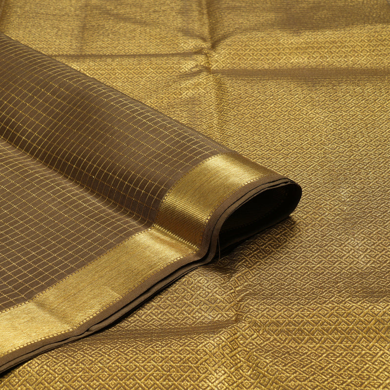 Hayagrivas Fenugreek Handloom Kanjivaram Silk Saree BBD1491L5-1