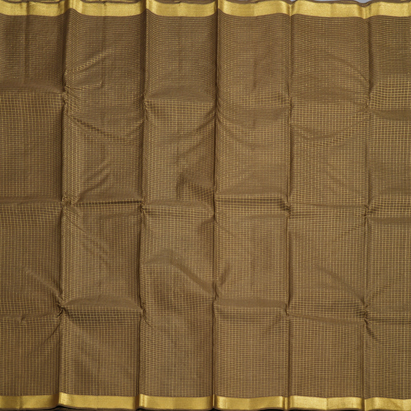 Hayagrivas Fenugreek Handloom Kanjivaram Silk Saree BBD1491L5-1