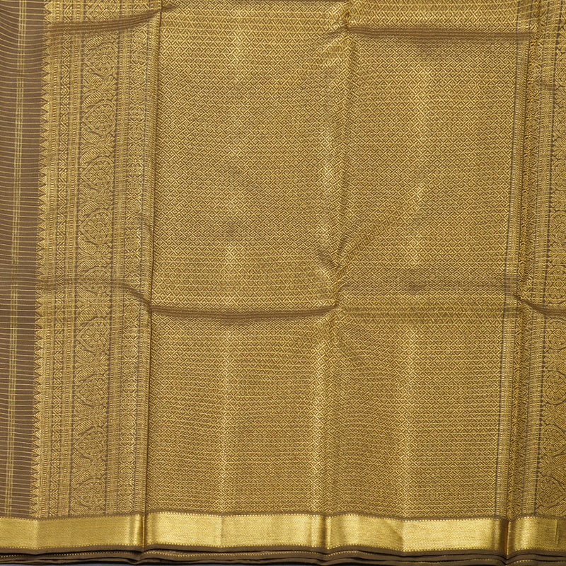 Hayagrivas Fenugreek Handloom Kanjivaram Silk Saree BBD1491L5-1