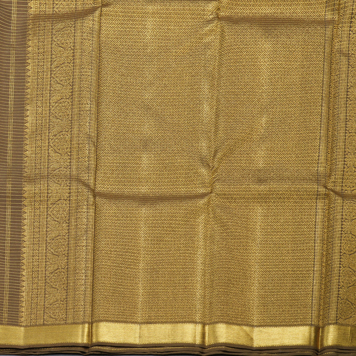 Hayagrivas Fenugreek Handloom Kanjivaram Silk Saree BBD1491L5-1