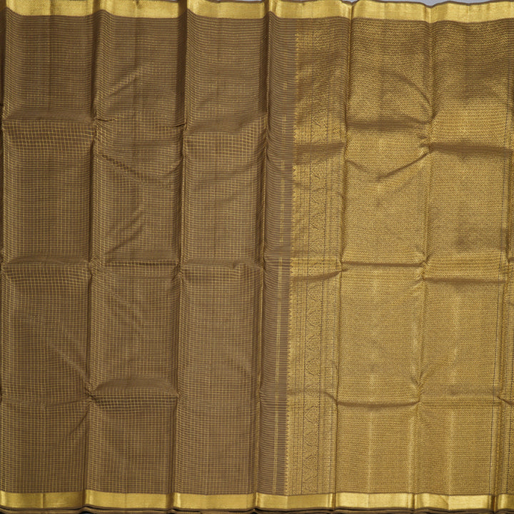 Hayagrivas Fenugreek Handloom Kanjivaram Silk Saree BBD1491L5-1