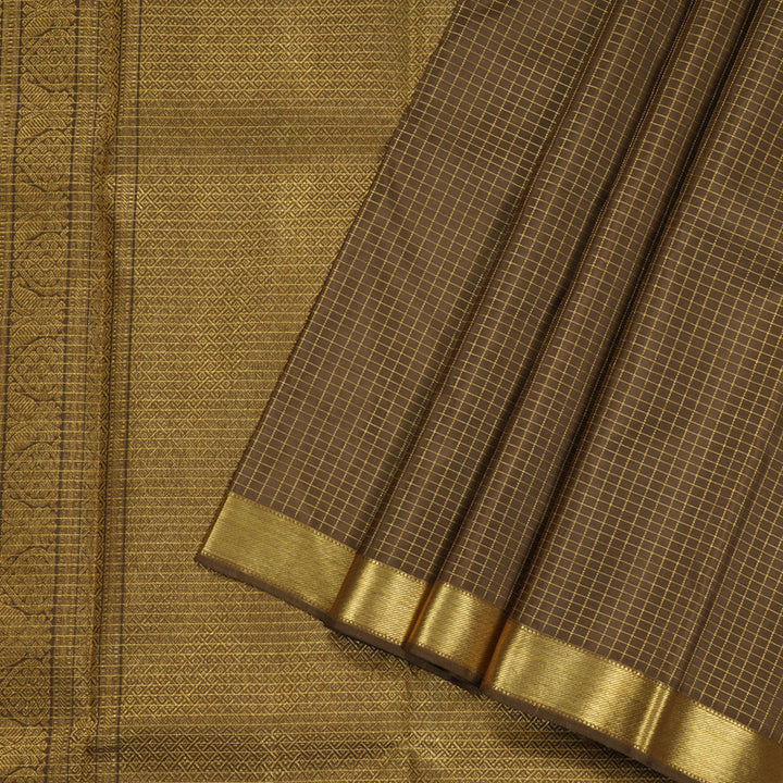 Hayagrivas Fenugreek Handloom Kanjivaram Silk Saree BBD1491L5-1