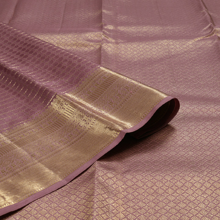 Hayagrivas Rosewood Pink Handloom Kanjivaram Silk Saree BBD1499L3-1