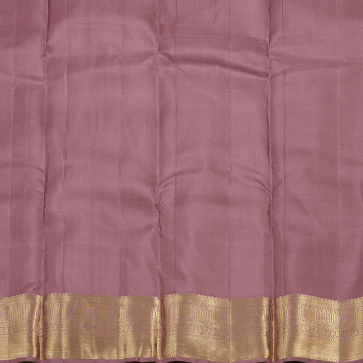 Hayagrivas Rosewood Pink Handloom Kanjivaram Silk Saree BBD1499L3-1
