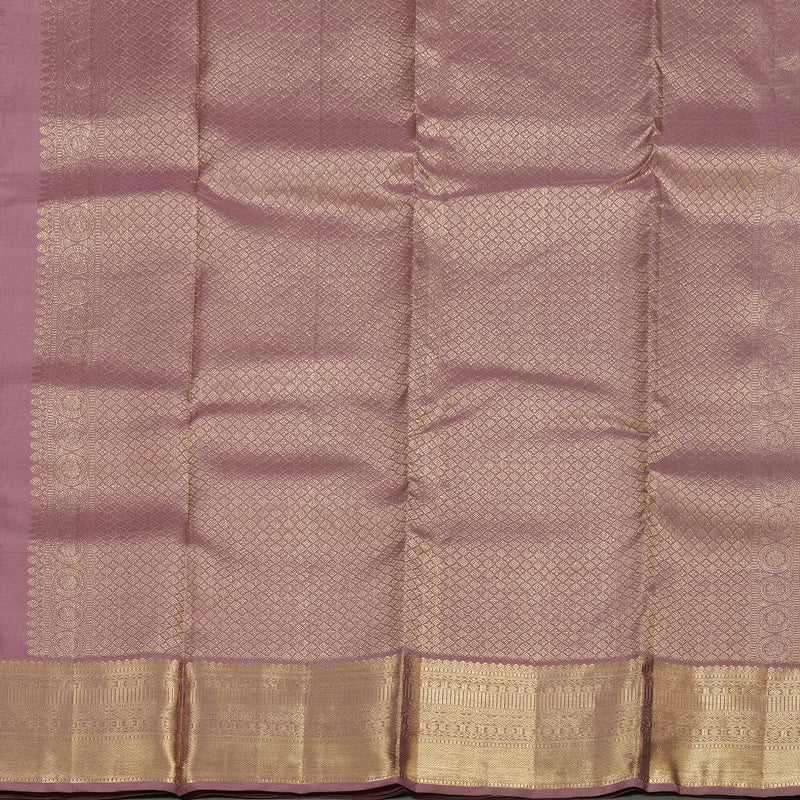 Hayagrivas Rosewood Pink Handloom Kanjivaram Silk Saree BBD1499L3-1
