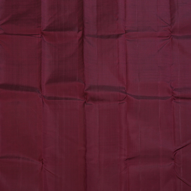 Hayagrivas Handloom Kanjivaram Silk Saree In Opulent Dark Maroon BBD149D2-1