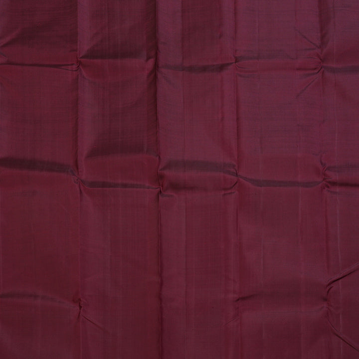 Hayagrivas Handloom Kanjivaram Silk Saree In Opulent Dark Maroon BBD149D2-1