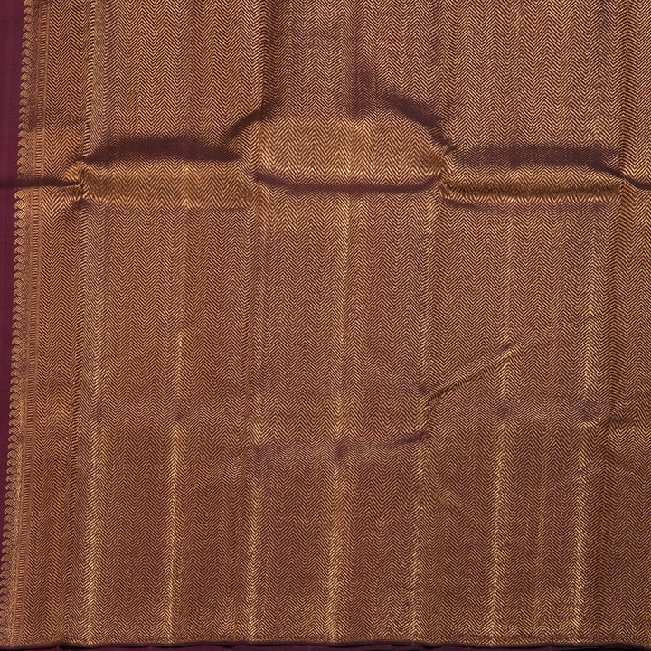 Hayagrivas Handloom Kanjivaram Silk Saree In Opulent Dark Maroon BBD149D2-1