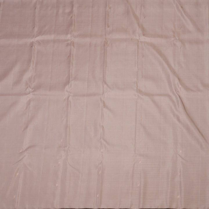 Hayagrivas Handloom Kanjivaram Borderless Silk Saree in Classic Dusky Pink BBD149D7-1