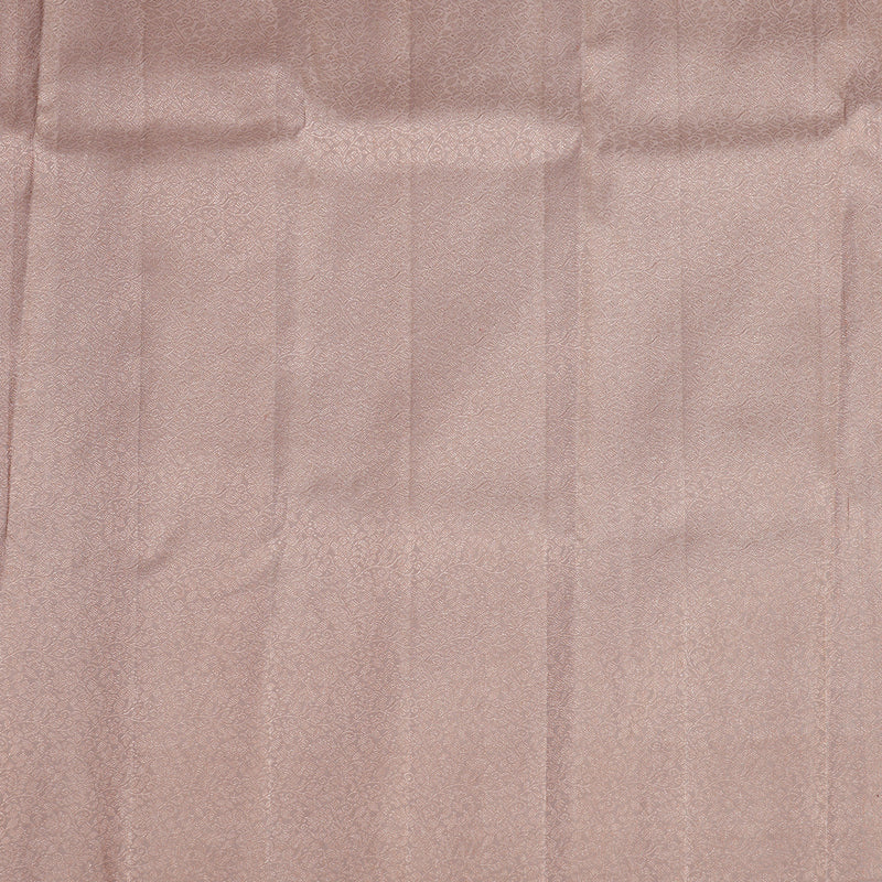 Hayagrivas Handloom Kanjivaram Borderless Silk Saree in Classic Dusky Pink BBD149D7-1