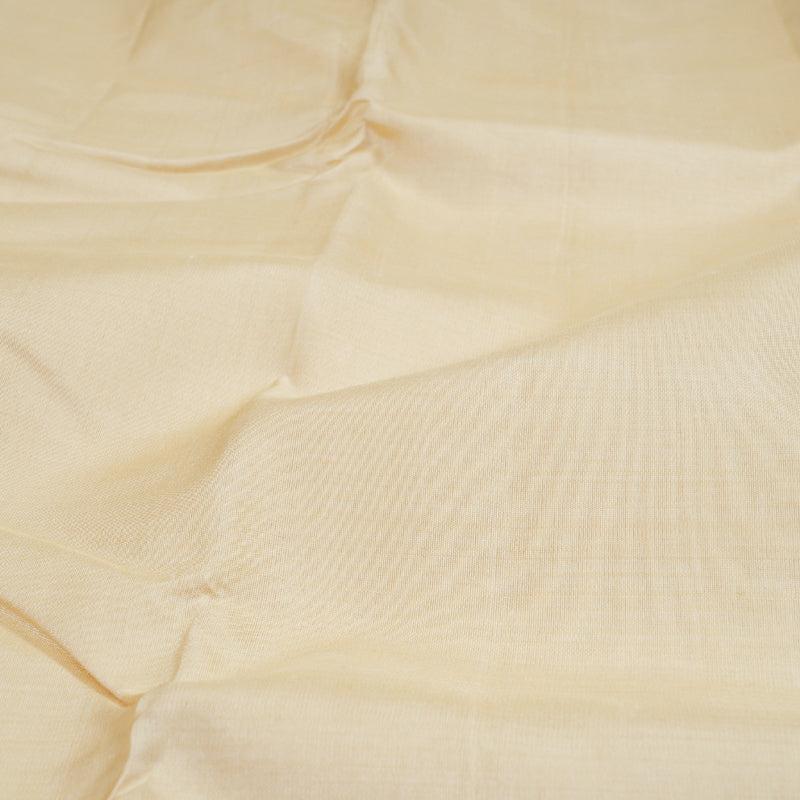 Hayagrivas Classic Kanjivaram Silk Saree in Half White with Black contrast BBD1505A1-2