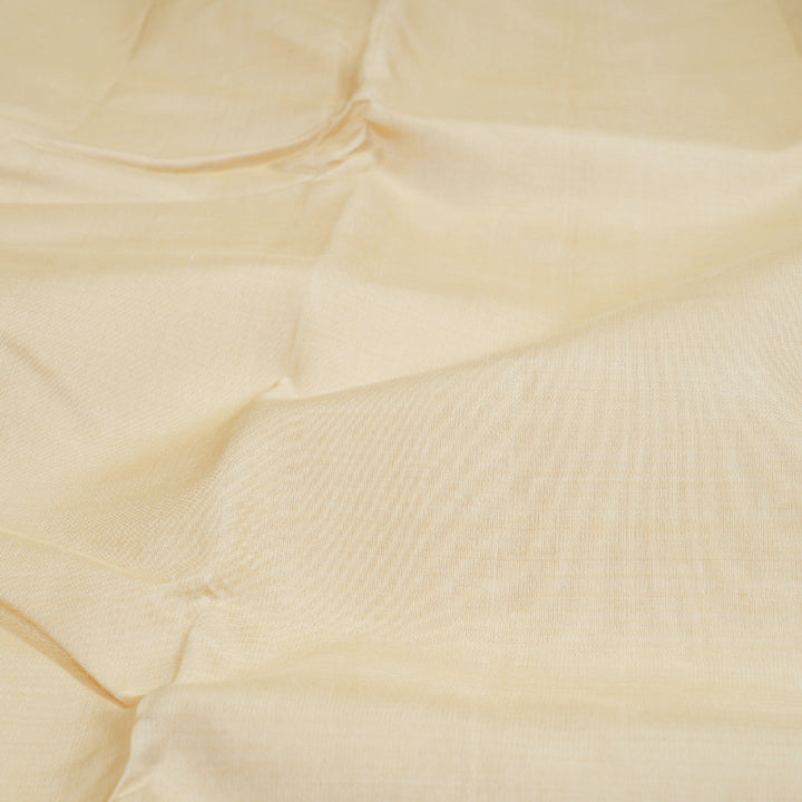 Hayagrivas Classic Kanjivaram Silk Saree in Half White with Black contrast BBD1505A1-2