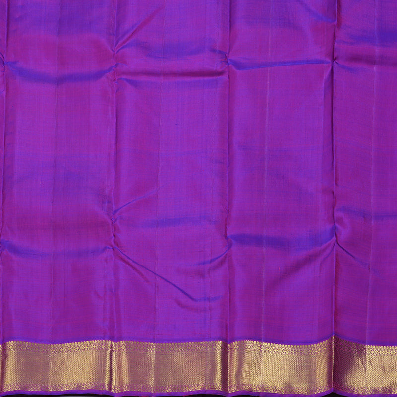 Hayagrivas Lemon Yellow Handloom Kanjivaram Silk Saree BBD1547A7-2