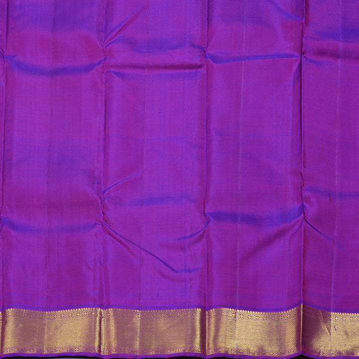 Hayagrivas Lemon Yellow Handloom Kanjivaram Silk Saree BBD1547A7-2