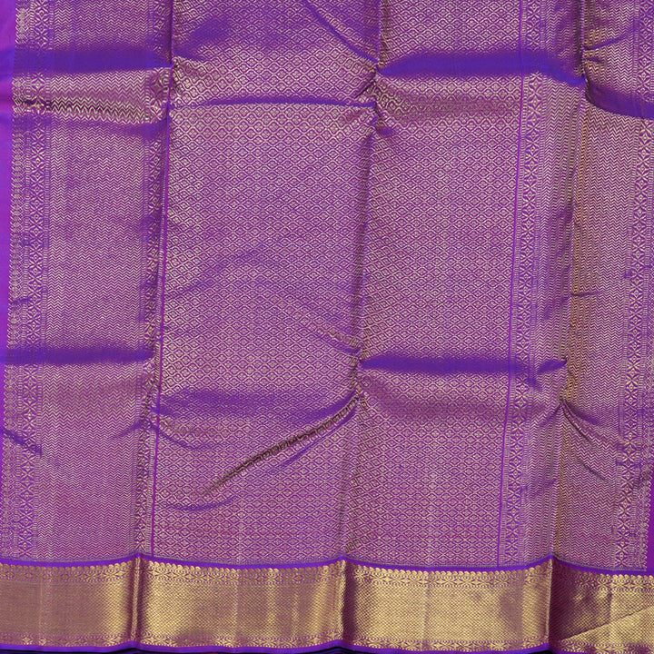 Hayagrivas Lemon Yellow Handloom Kanjivaram Silk Saree BBD1547A7-2