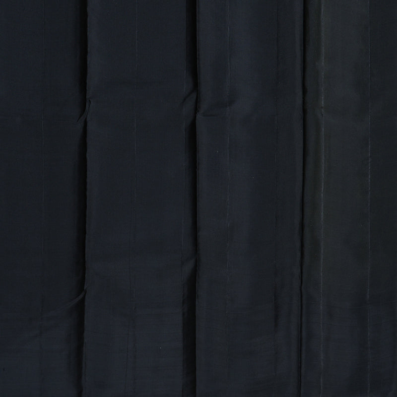 Hayagrivas Fluorescent Green Handloom Soft Silk Saree with Black Border BBD1550A13-6