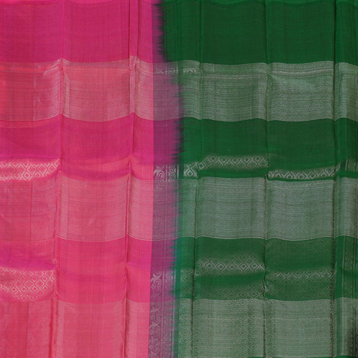 Hayagrivas Pink Pure Soft Silk Saree BBD1550A4-1