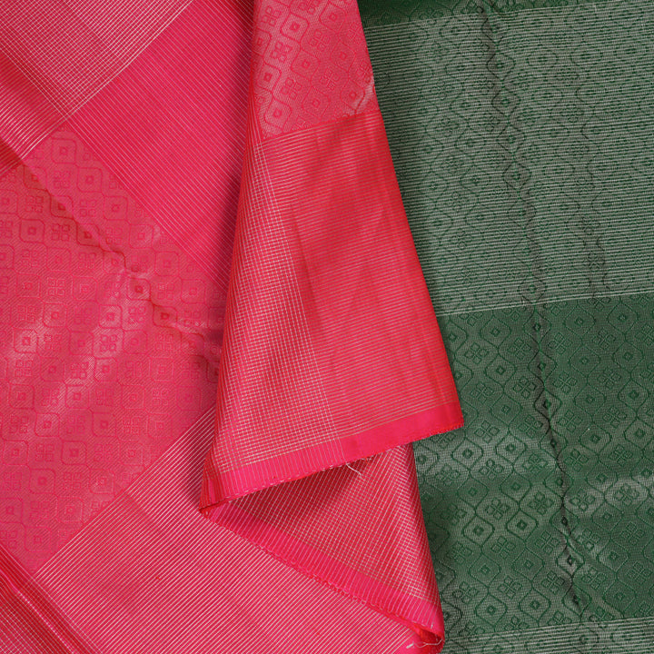 Hayagrivas Pink Pure Soft Silk Saree BBD1550A4-1