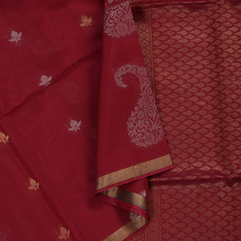 Hayagrivas Handloom Kora Silk Cotton Saree BBD1554A3-55